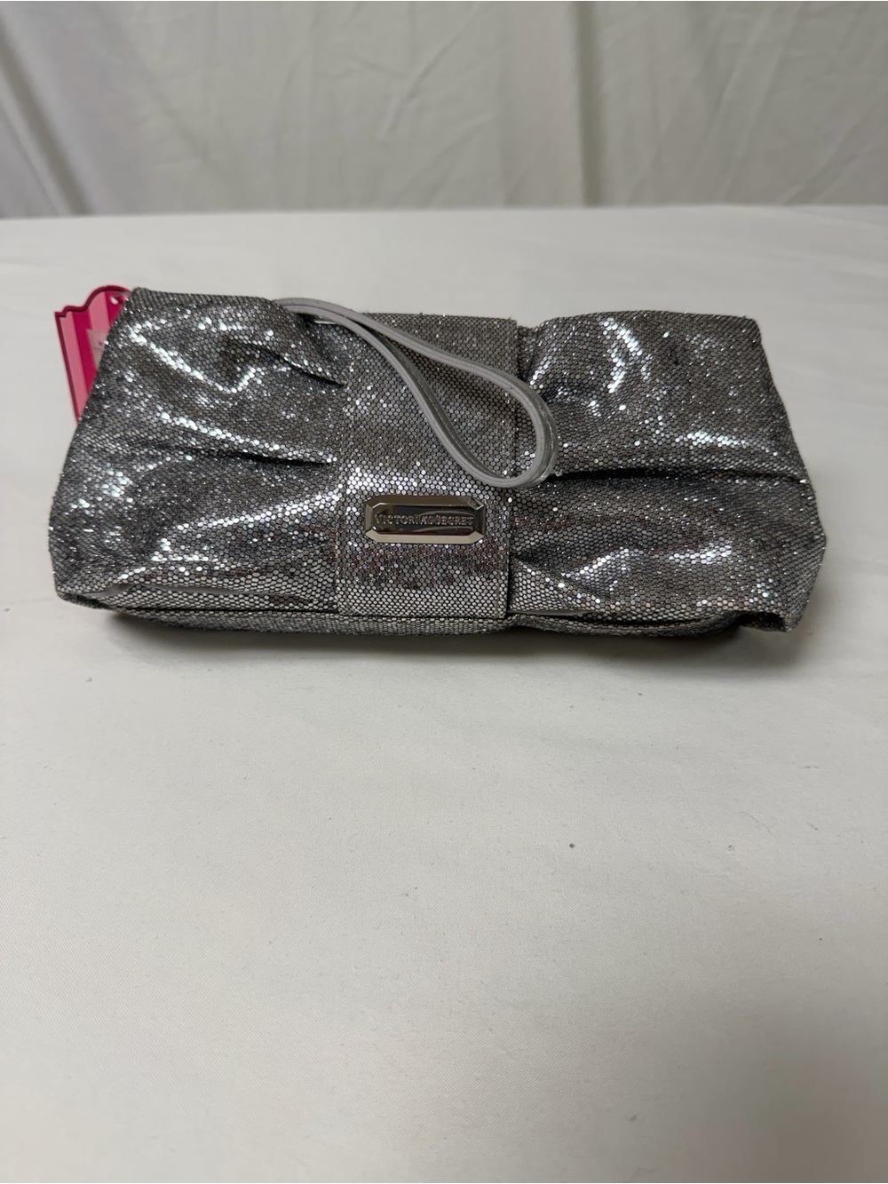 BNWT Victoria’s Secret Silver Sparkle Handbag/Small Wristlet